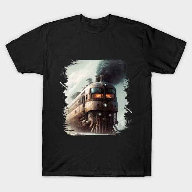 Snowpiercer Train T-Shirt by edoobix